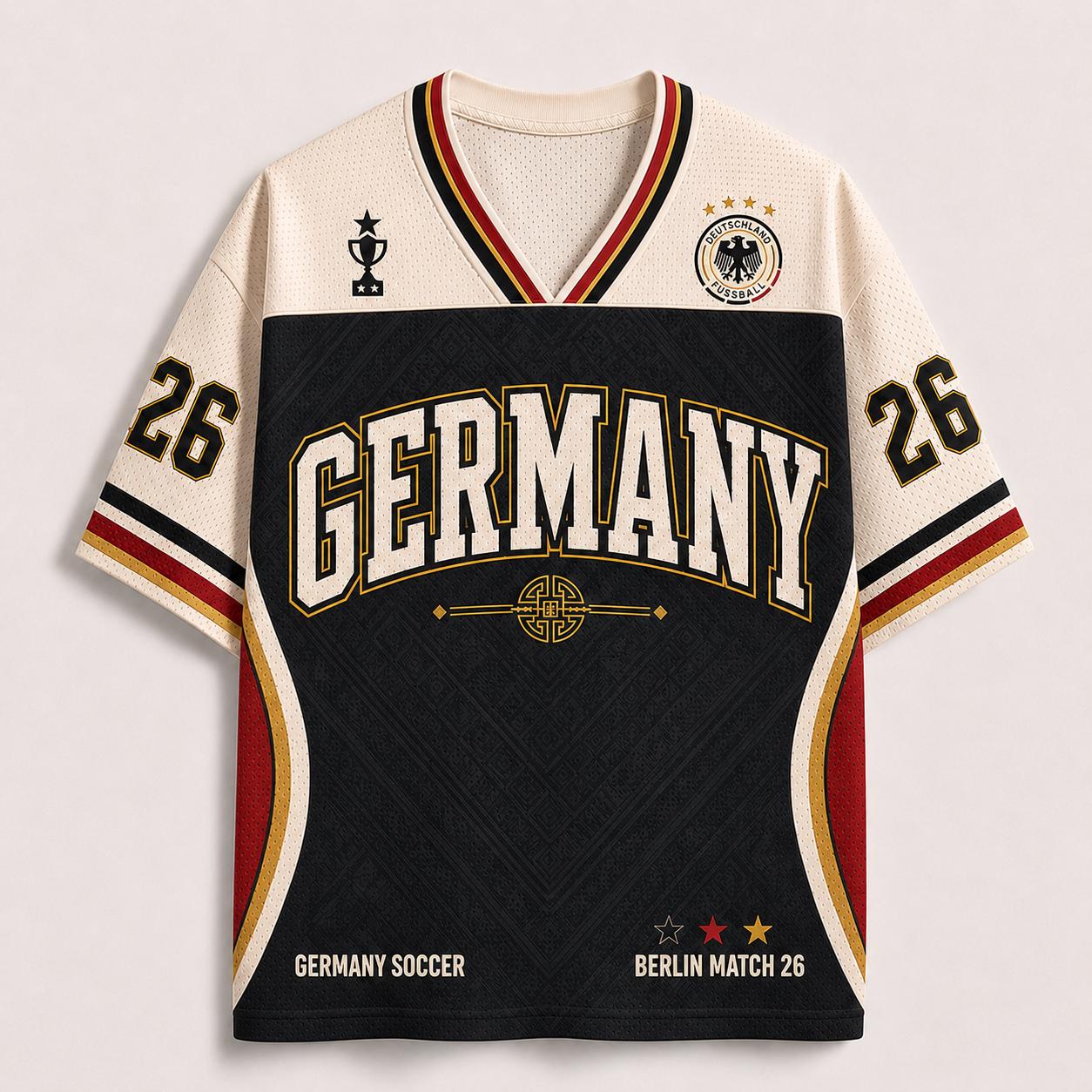 Germany Soccer Jersey, Germany Football Shirt, Retro Berlin 2026 Jersey, German Fan Apparel
