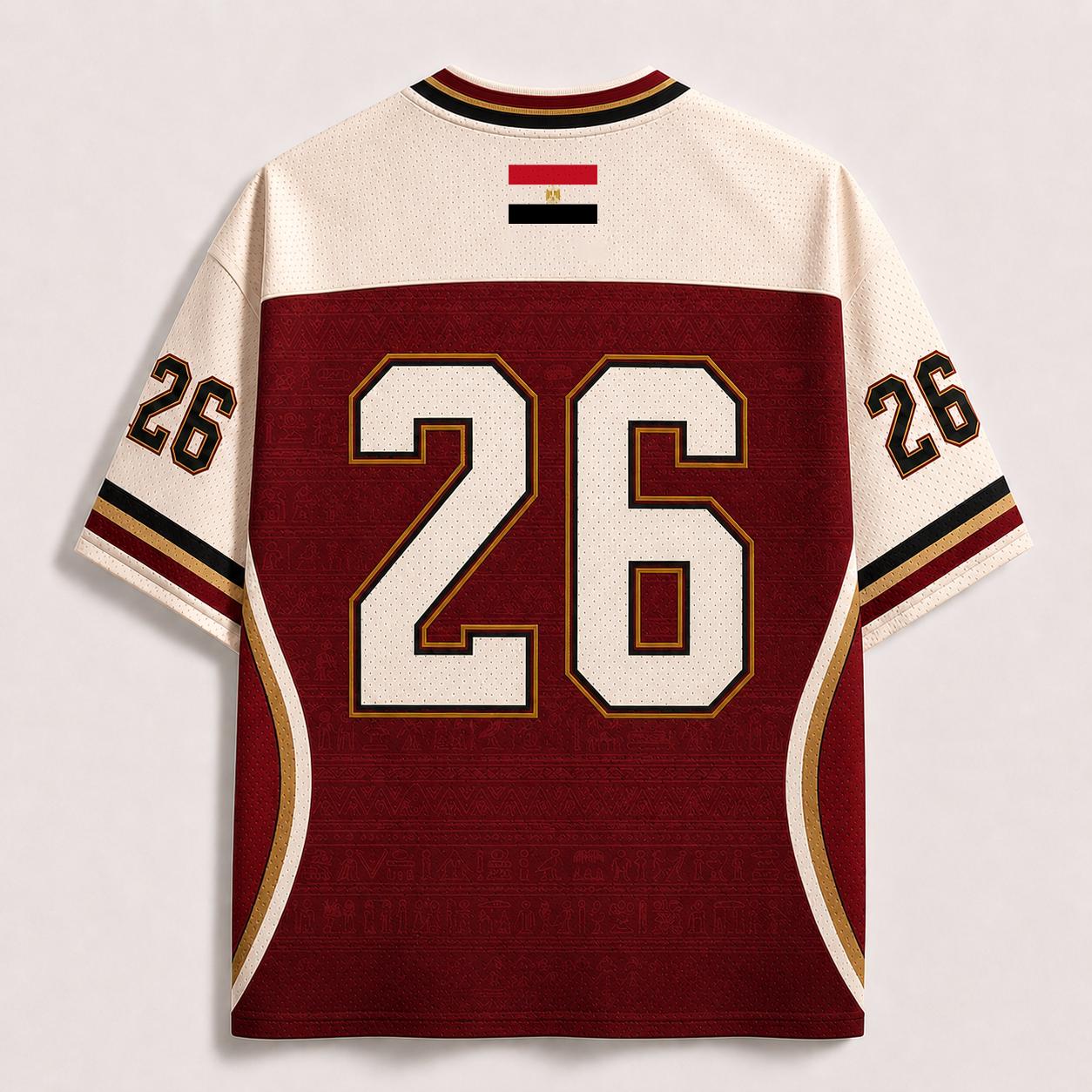 Egypt Soccer Mesh Jersey, Egypt Football Shirt, Pharaohs Soccer Jersey, Egyptian Fan Gifts