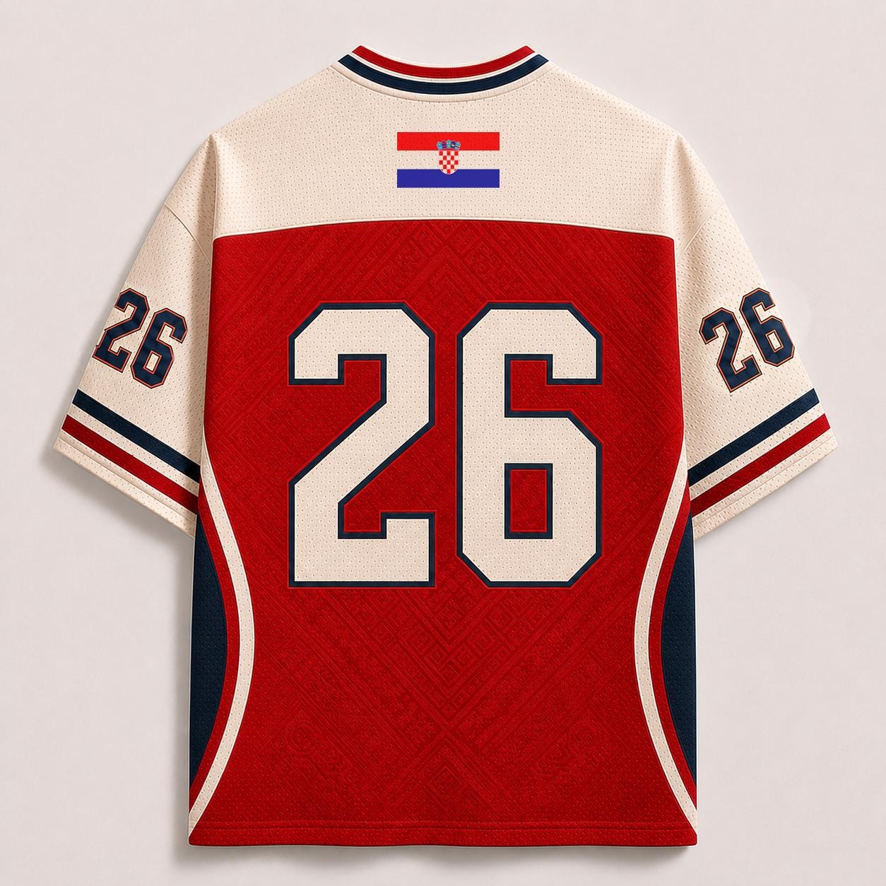 Croatia Soccer Mesh Jersey, Croatian Football Fan Shirt, Croatia Game Day Jersey, Soccer Fan Apparel
