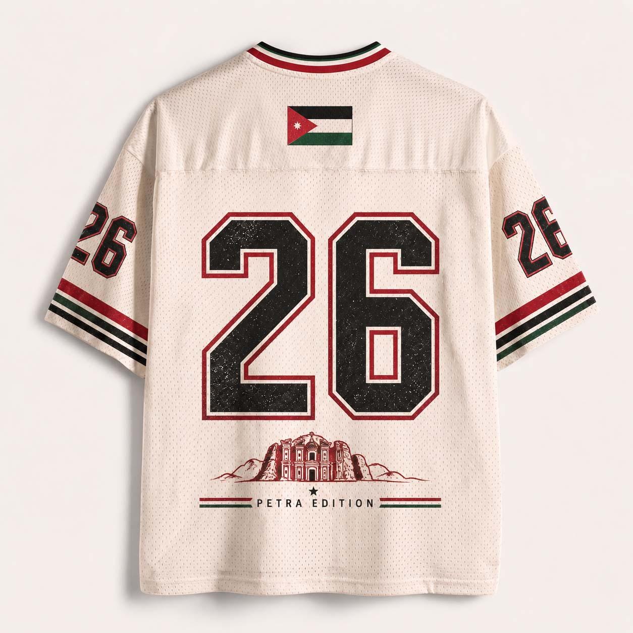 Custom Jordan Soccer Mesh Jersey, WC 2026 Football Shirt, Jordan Fan Apparel