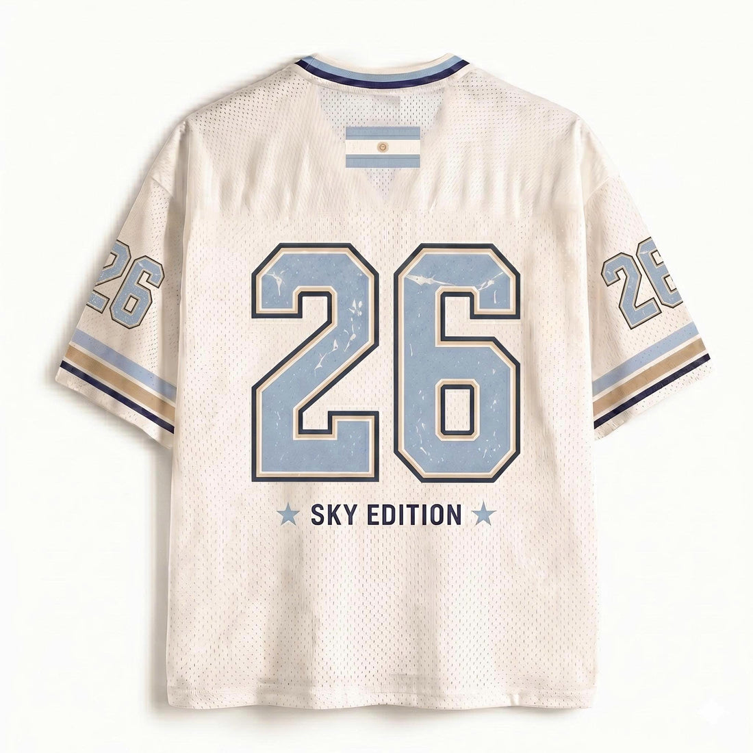 Custom Argentina Soccer Mesh Jersey, Personalized Football Shirt, WC 2026 Fan Apparel