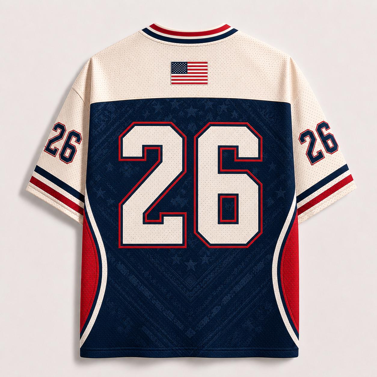 USA Soccer Mesh Jersey, American Soccer Fan Shirt, Patriotic USA Jersey, Game Day Apparel