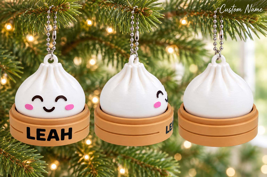 Personalized Name 3D Dumpling Ornament