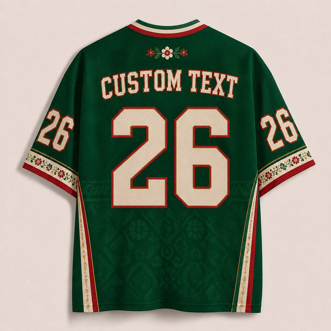 Mexico Soccer Jersey, WC 2026 Jersey, Drop Shoulder Mesh Football Shirt, Soccer Fan Apparel