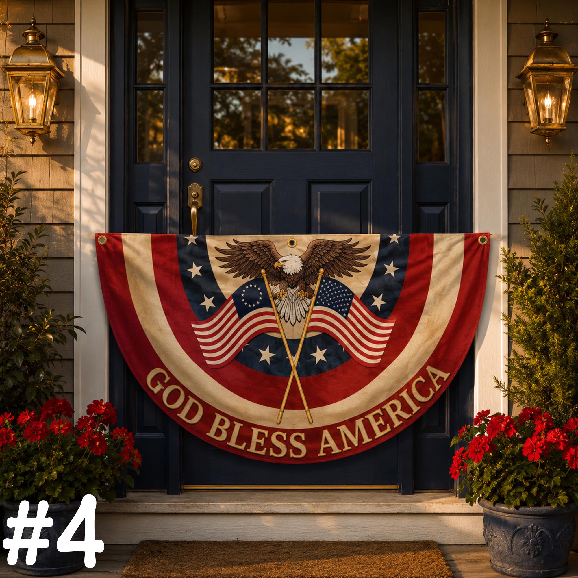 250th Anniversary Banner, Patriotic Fence Banner, We The People Banner, 1776 2026 Banner, American Flag
