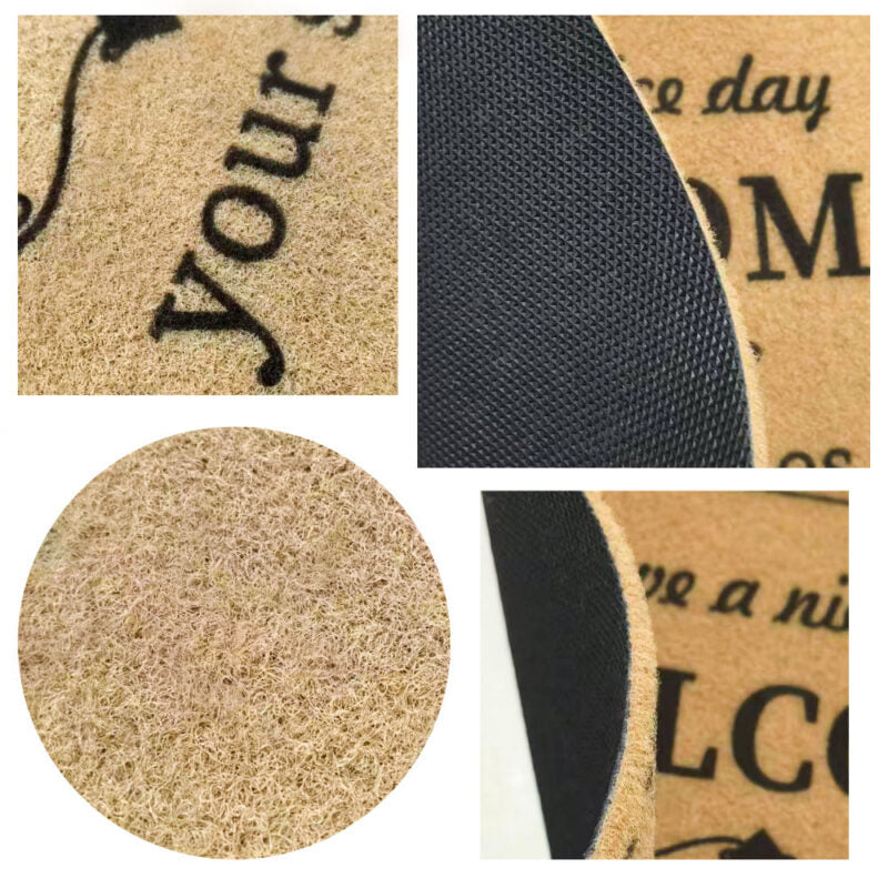 Football Season Coir Doormat, Fall Welcome Mat, Pumpkin Doormat, Game Day Decor, Autumn Welcome Mat