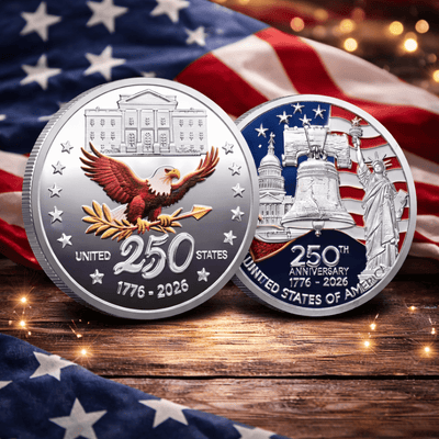 America 250th Anniversary Commemorative Challenge Coin