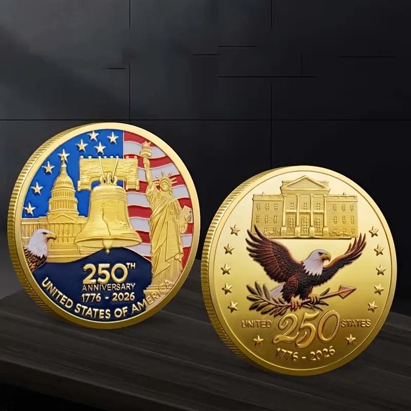 America 250th Anniversary Commemorative Challenge Coin