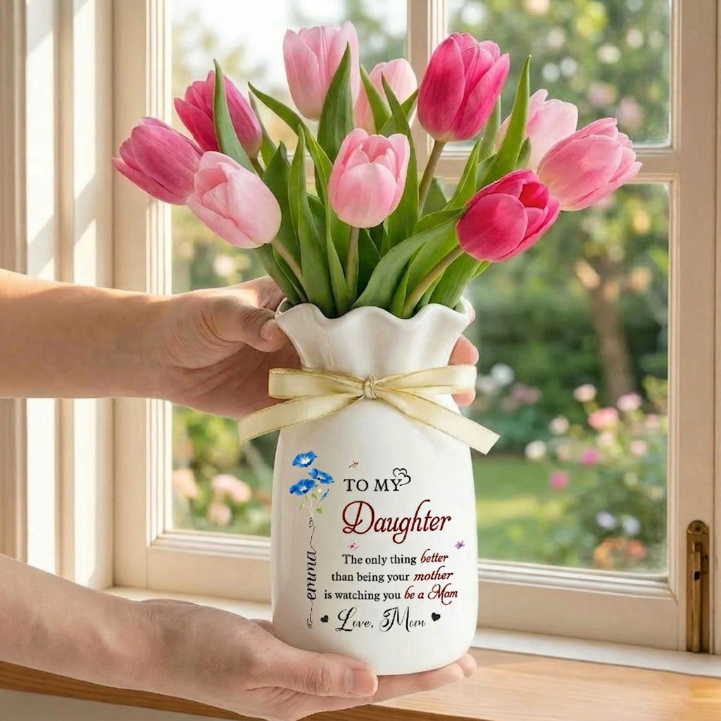 Custom The Only Thing Better Than Being Your Mother Vase, Daughter Flower Vase