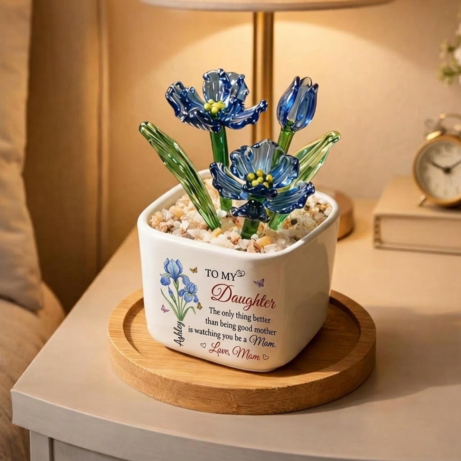 Mother Daughter Glass Flower Pot, The Only Thing Better Than Your Mother