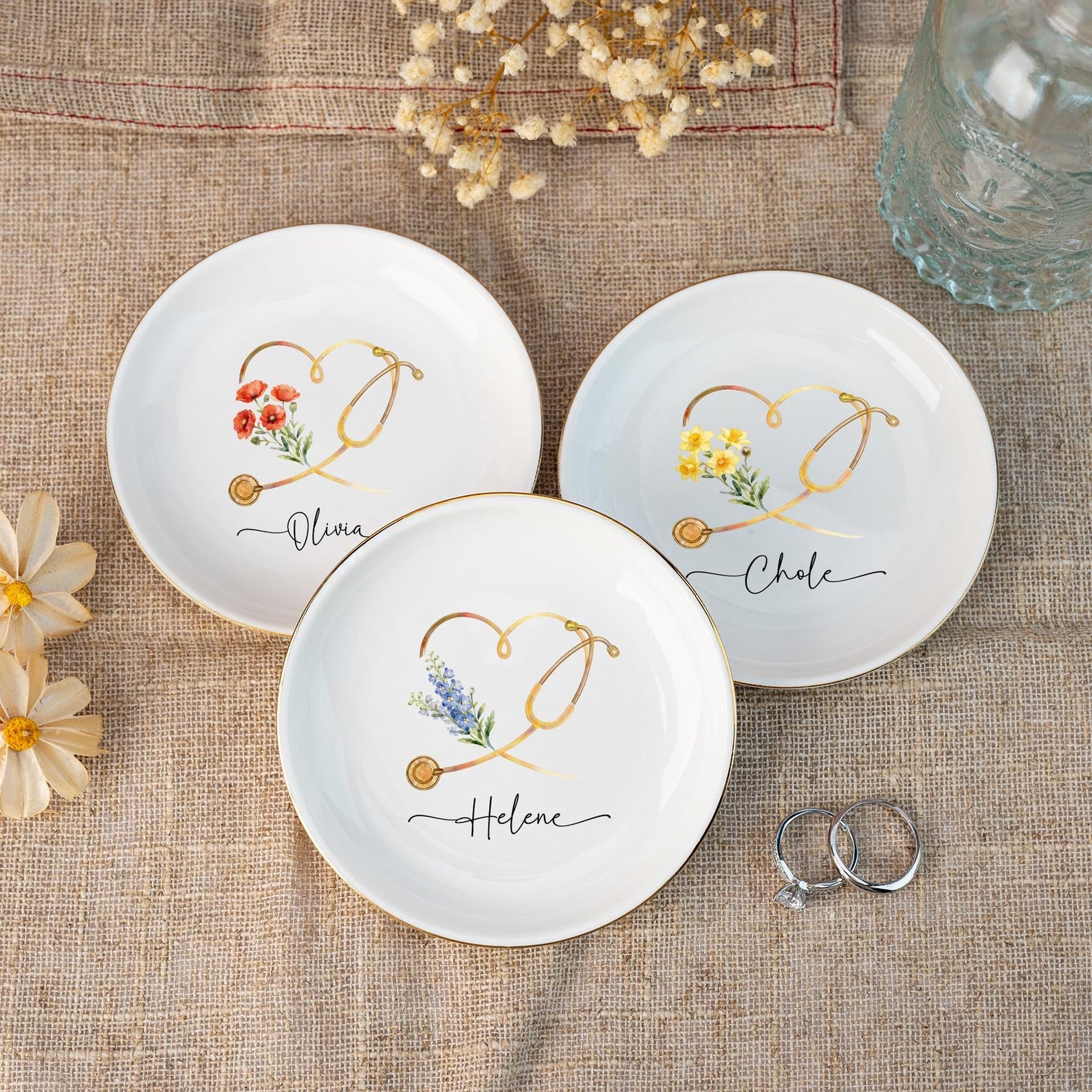 Nurse Appreciation Gifts,Nurse/Doctor Graduation Jewelry Dish, Medical School Graduation Gifts