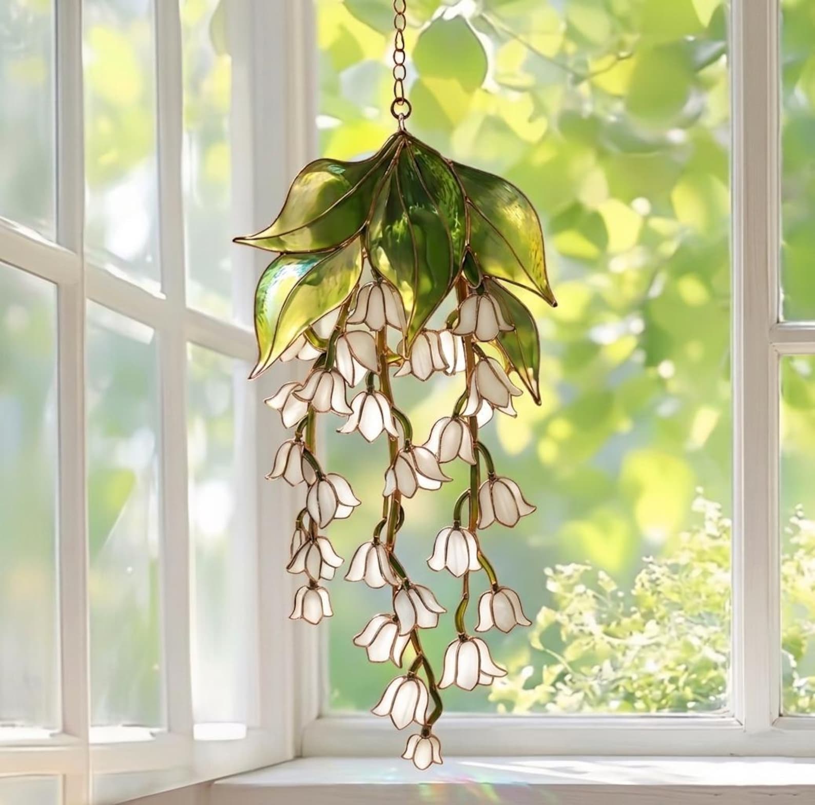 Lily of the Valley Suncatcher