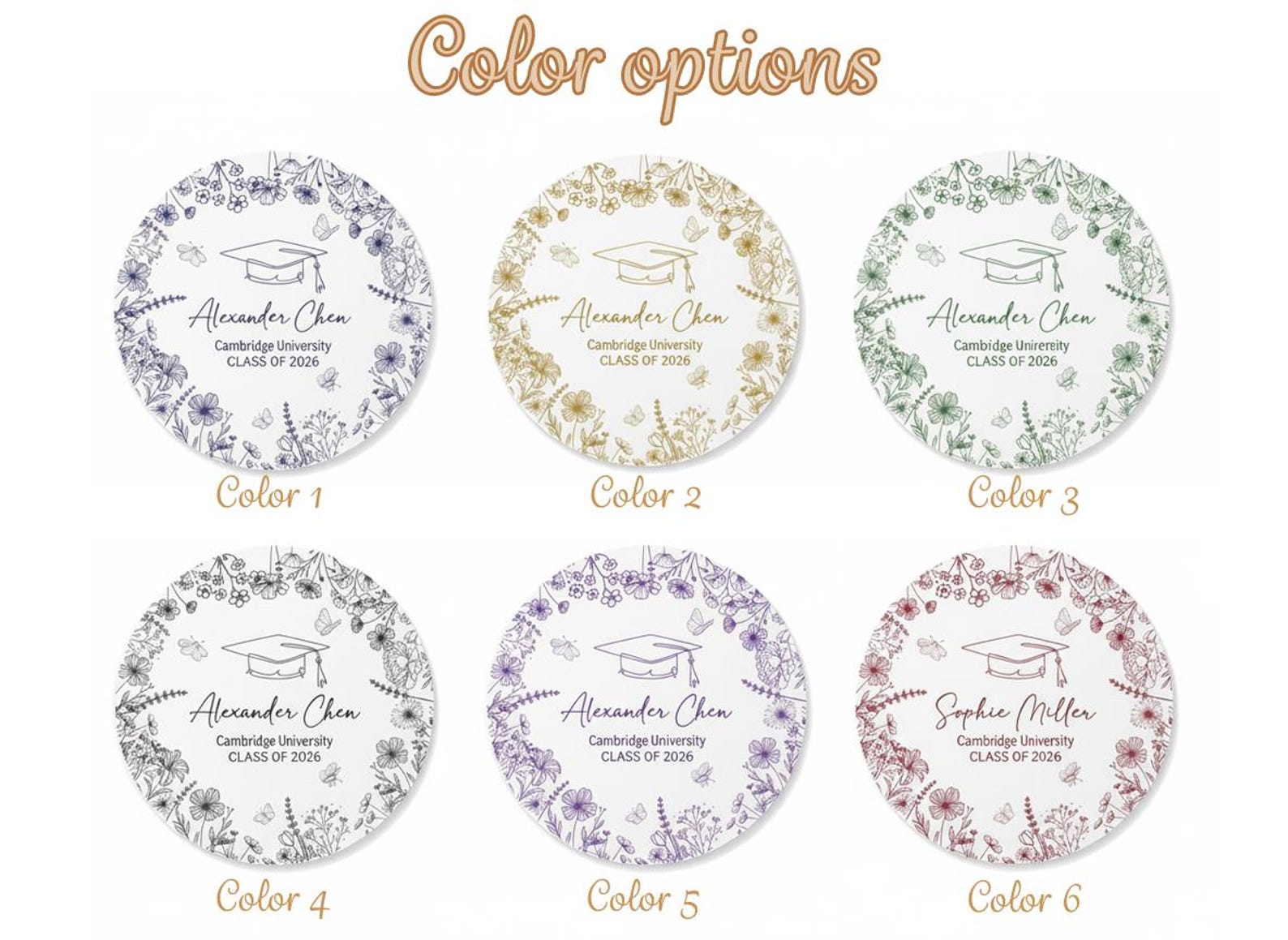 Personalized Graduation Ring Dish, Custom Graduation Gift
