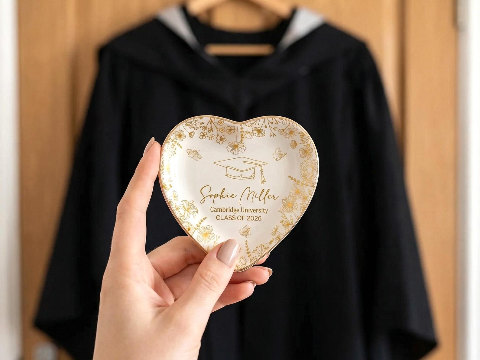 Personalized Graduation Ring Dish, Custom Graduation Gift