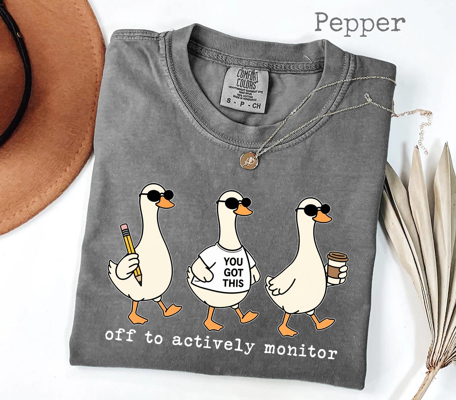 Test Day Goose Shirt, You Got This Teacher Tee, Off To Actively Monitor, School Testing Humor Shirt