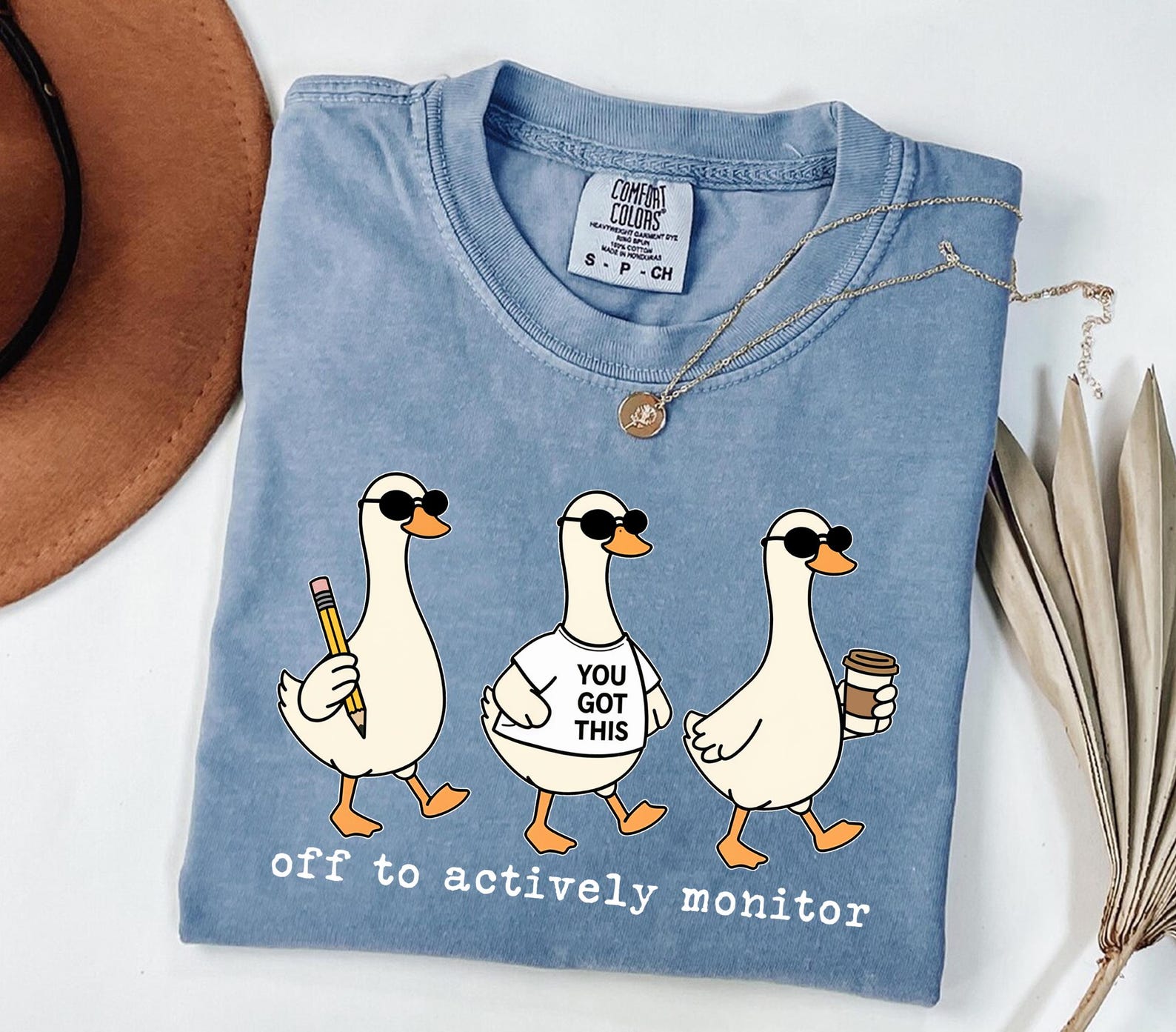 Test Day Goose Shirt, You Got This Teacher Tee, Off To Actively Monitor, School Testing Humor Shirt