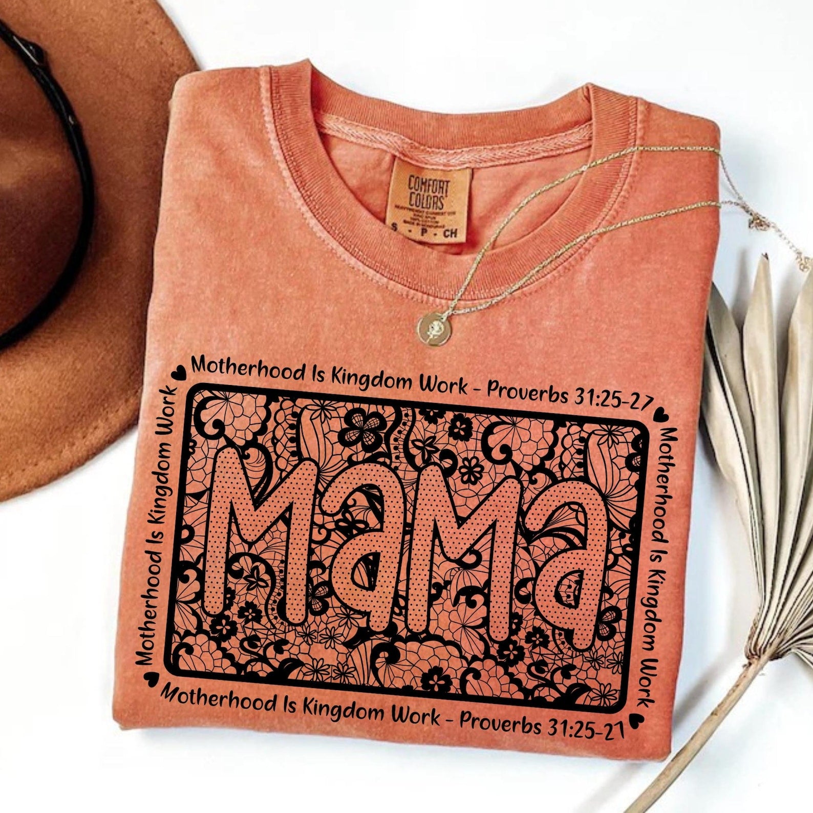 Mama Christian T-Shirt, Motherhood Is Kingdom Work Shirt, Proverbs 31 Shirt