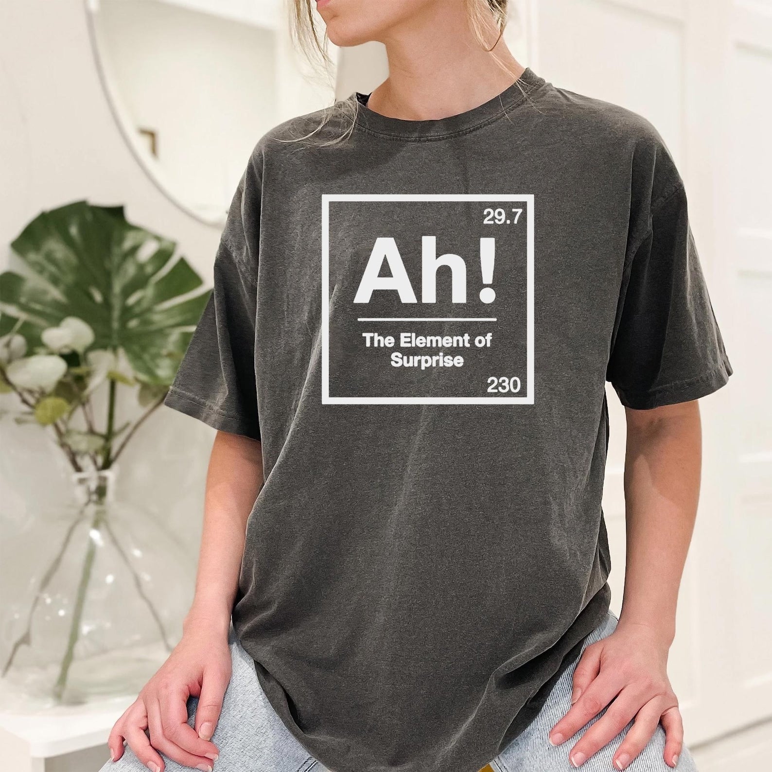 Project Hail Mary AH! Element of Surprise T-Shirt Chemistry Joke Tee