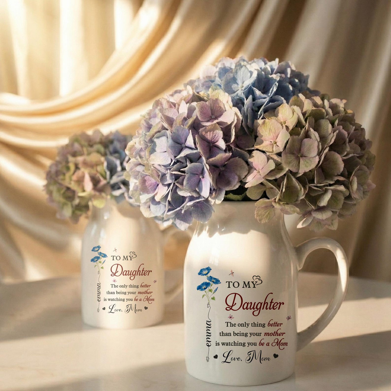 Custom The Only Thing Better Than Being Your Mother Vase, Daughter Flower Vase
