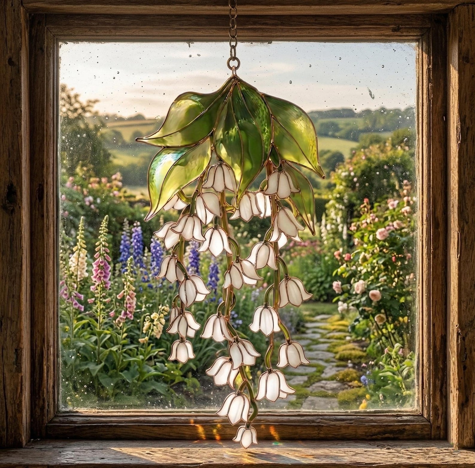 Lily of the Valley Suncatcher