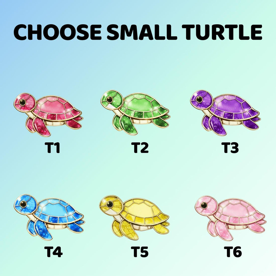 Personalized Sea Turtle Family Suncatcher, Custom Name Acrylic Window Art