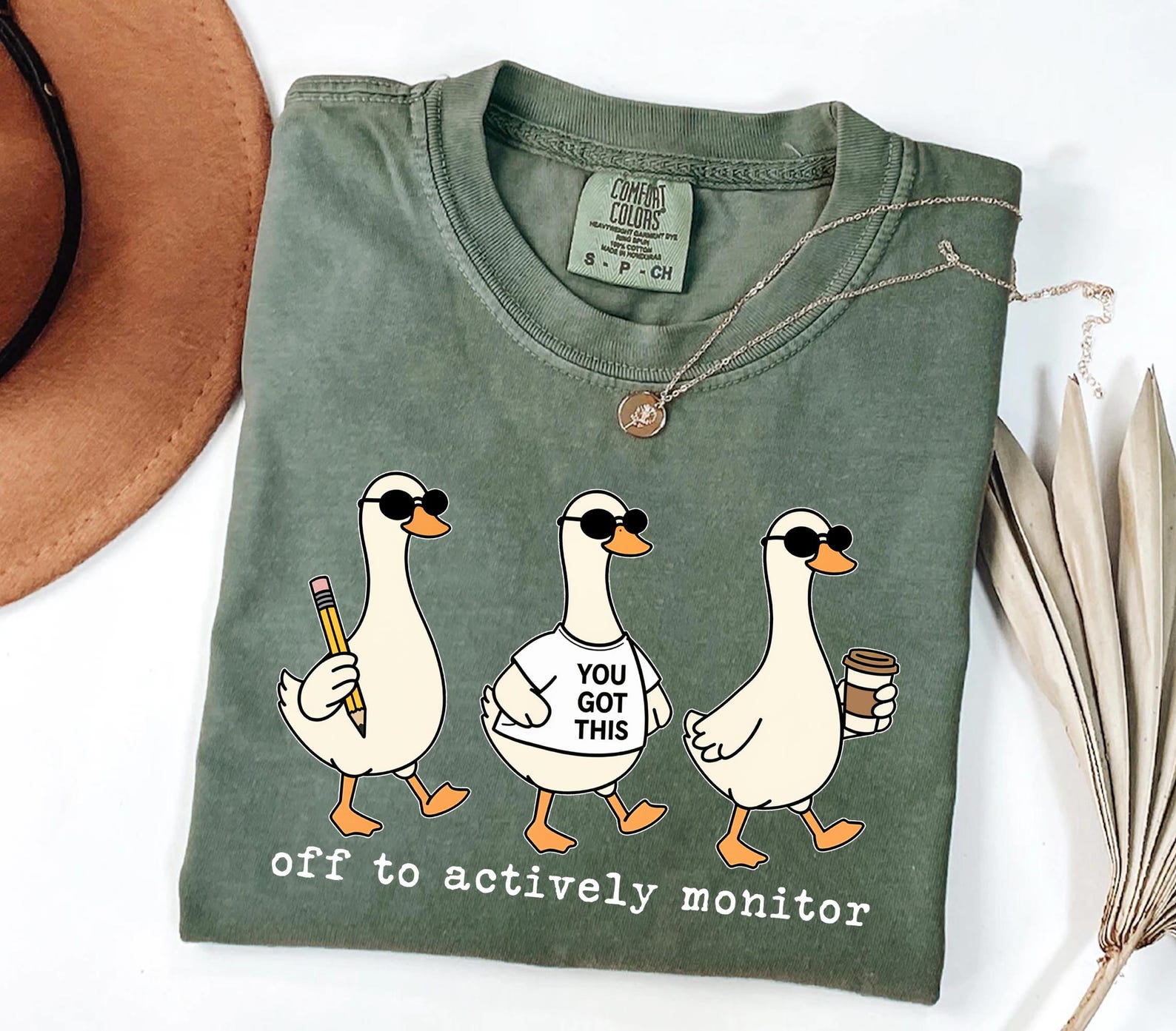 Test Day Goose Shirt, You Got This Teacher Tee, Off To Actively Monitor, School Testing Humor Shirt