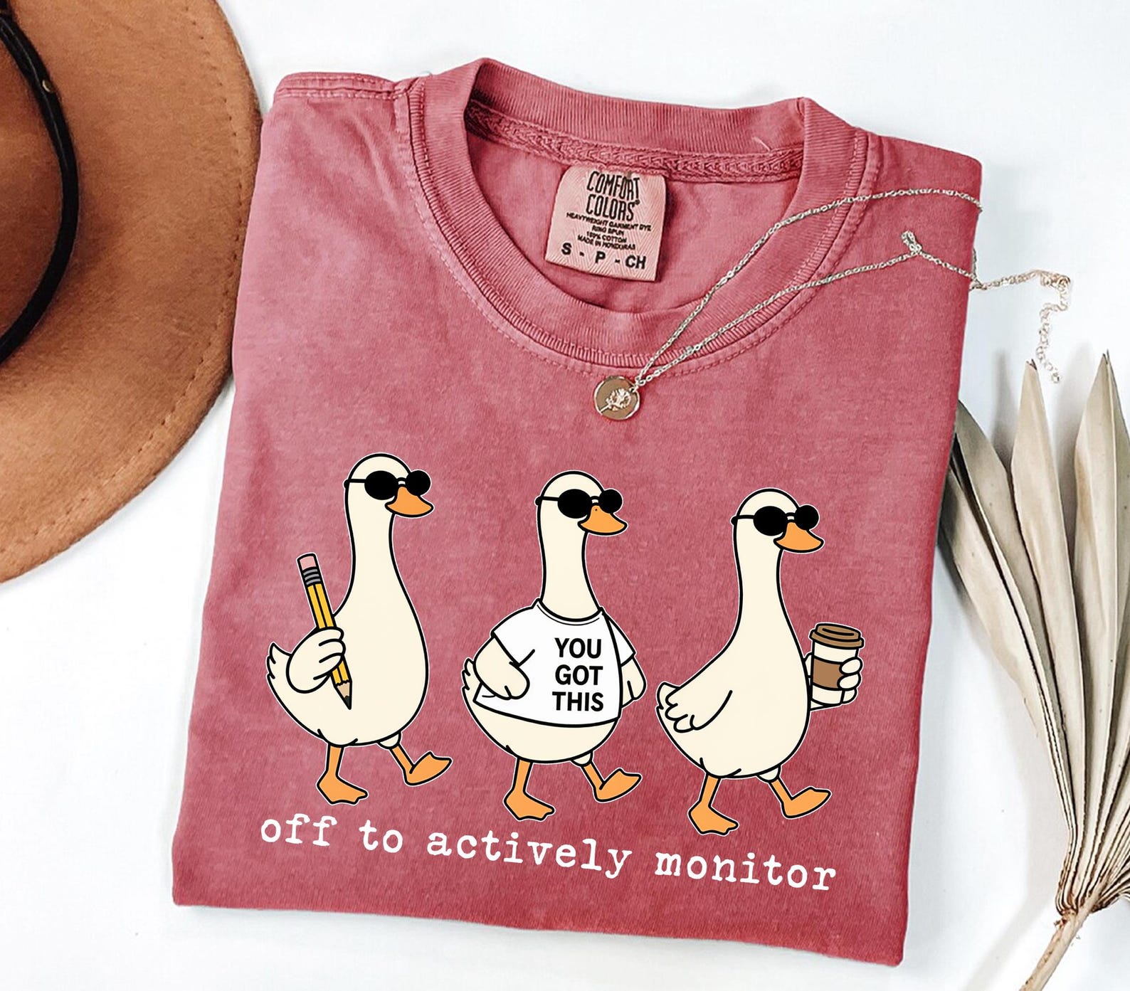 Test Day Goose Shirt, You Got This Teacher Tee, Off To Actively Monitor, School Testing Humor Shirt