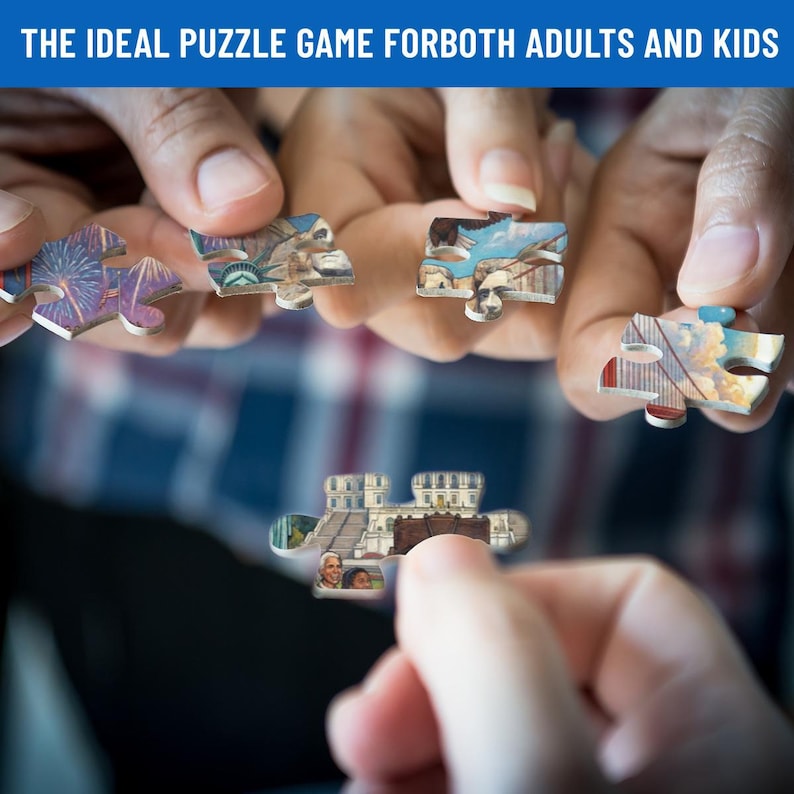 America 250th Anniversary Patriotic Jigsaw Puzzle