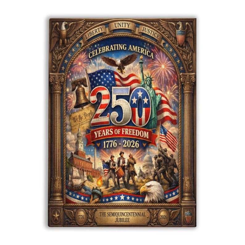Celebrate 250 Years of Freedom with this Iconic American History Puzzle