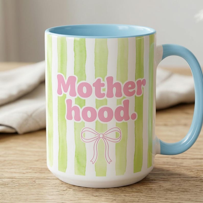 Retro Motherhood Mug, Cool Mom Club, Mama Coquette, Mom Life, Mother's Day Gift