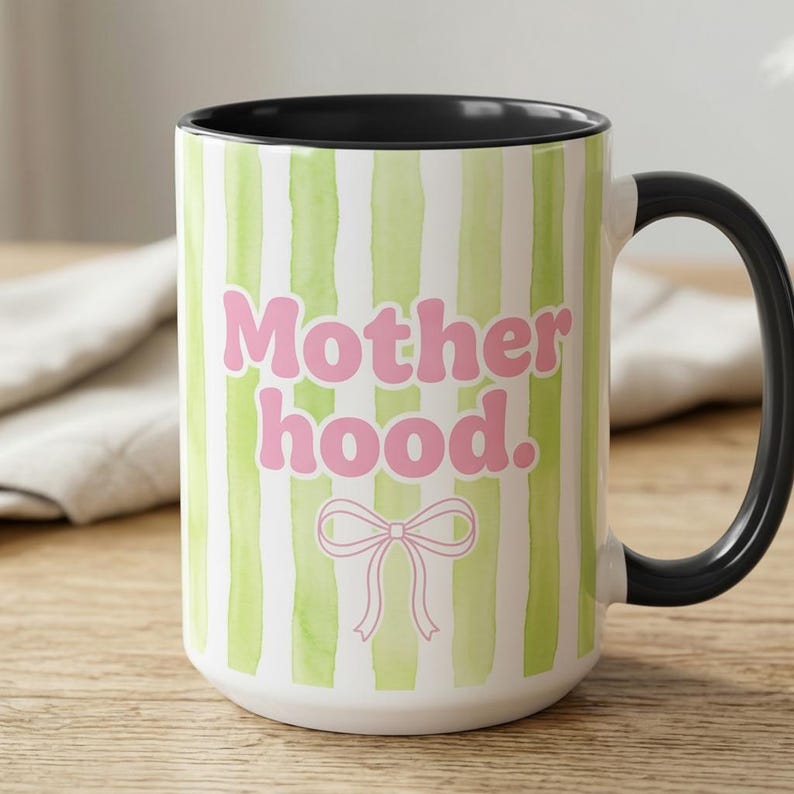 Retro Motherhood Mug, Cool Mom Club, Mama Coquette, Mom Life, Mother's Day Gift