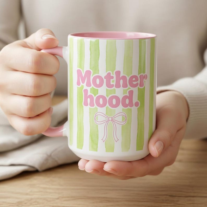 Retro Motherhood Mug, Cool Mom Club, Mama Coquette, Mom Life, Mother's Day Gift