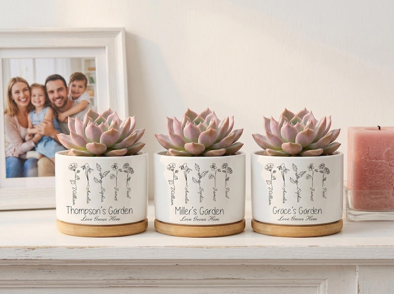 Personalized Cute Planter for Graduate, Class of 2026 Gift, Teacher Appreciation Gift