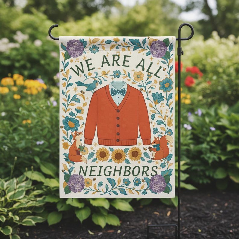 We Are All Neighbors Yard Decor, Inclusivity Outdoor Welcome Sign