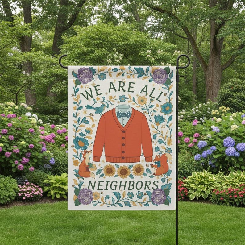 We Are All Neighbors Yard Decor, Inclusivity Outdoor Welcome Sign