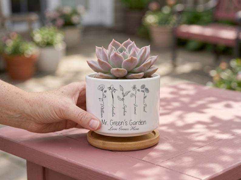 Personalized Cute Planter for Graduate, Class of 2026 Gift, Teacher Appreciation Gift