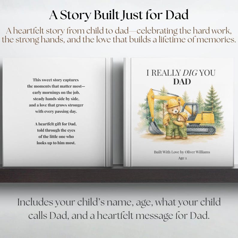 Baby’s First Father’s Day with Daddy Personalized Children's Book
