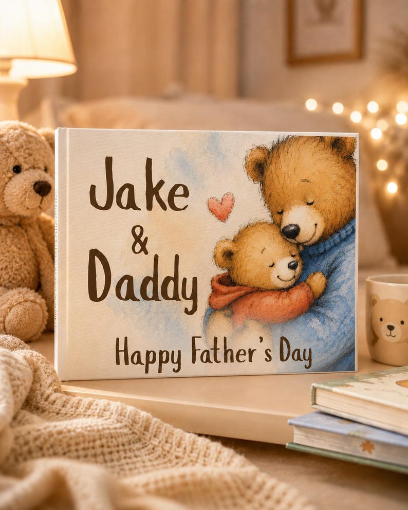 Boy or Girl Personalized Daddy & Me Storybook: Custom Father's Day Keepsake