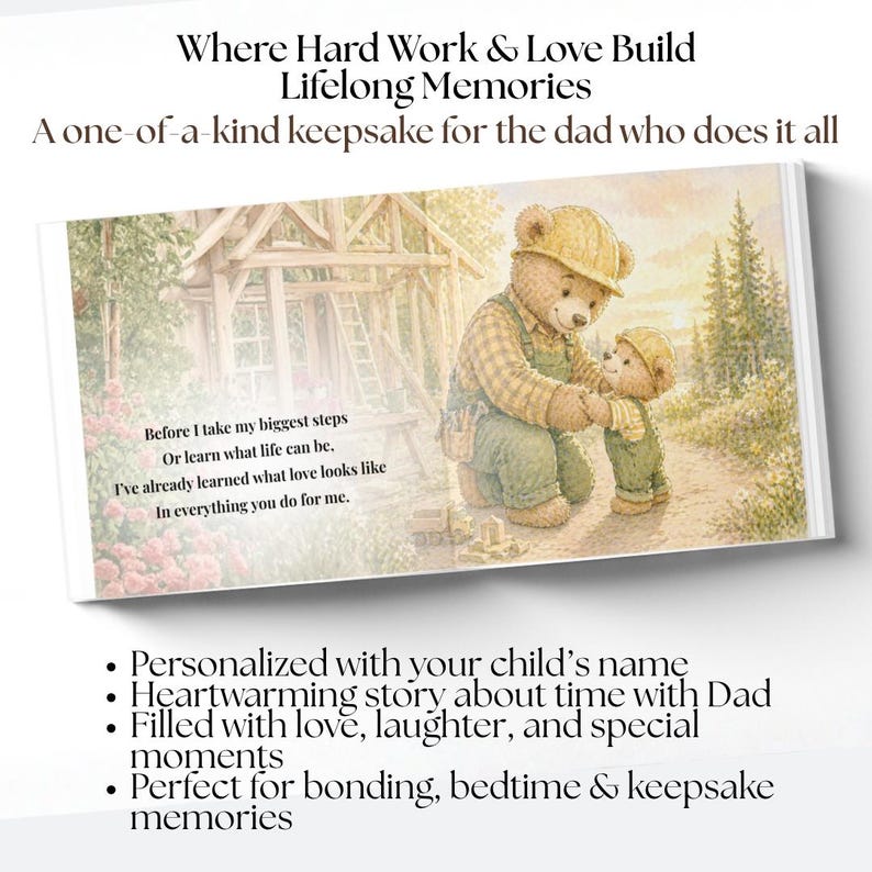 Baby’s First Father’s Day with Daddy Personalized Children's Book
