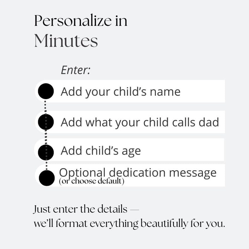Baby’s First Father’s Day with Daddy Personalized Children's Book