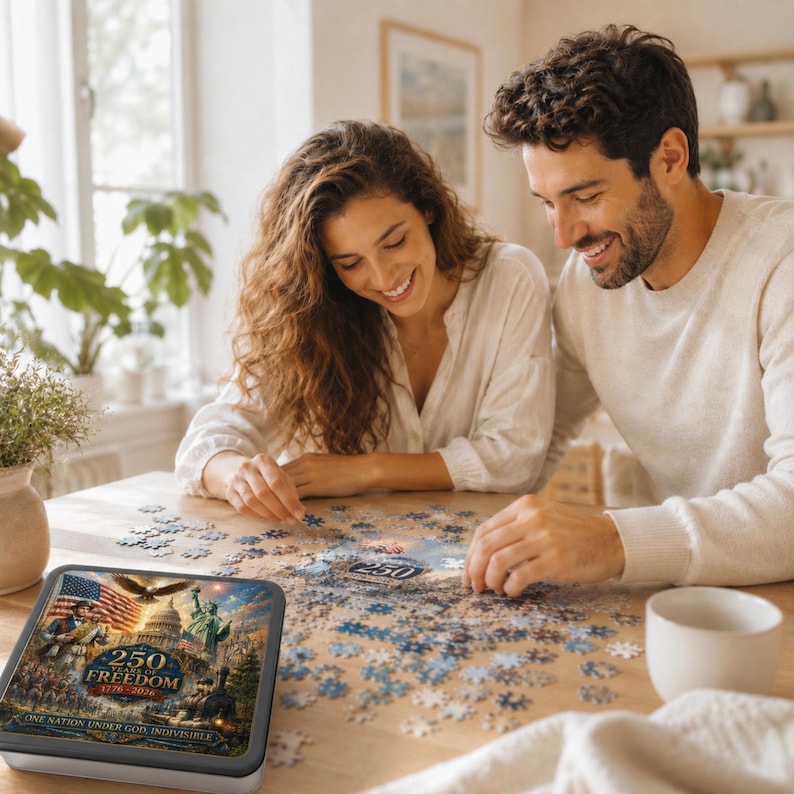 America 250th Anniversary Puzzle | Patriotic USA Jigsaw