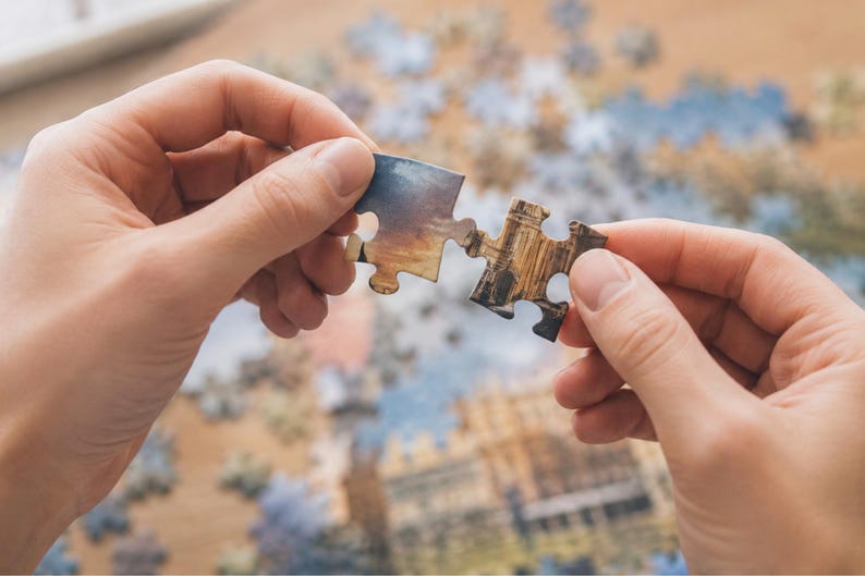 America 250 Puzzle, Family Jigsaw, 1776–2026 Gift