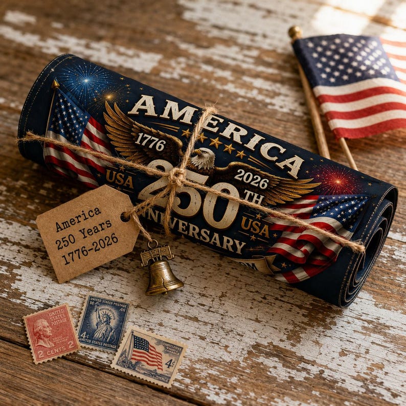 250th Anniversary Banner, Patriotic Fence, We The People Banner, 1776 2026 Banner