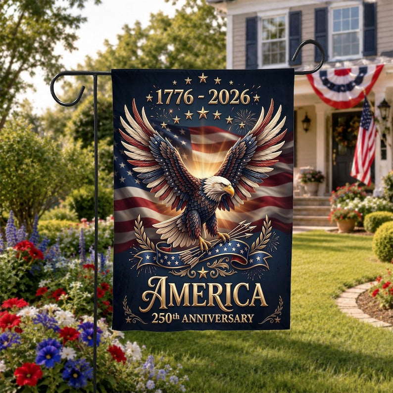 250 Anniversary Usa Flag, Patriotic House Flags