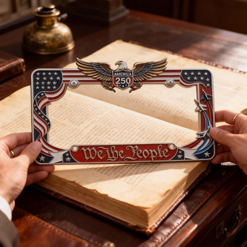 250th Anniversary Car Accessory for Veterans and Military Gifts