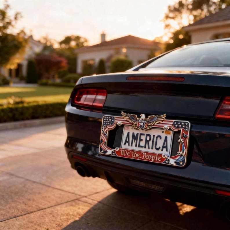 250th Anniversary Car Accessory for Veterans and Military Gifts