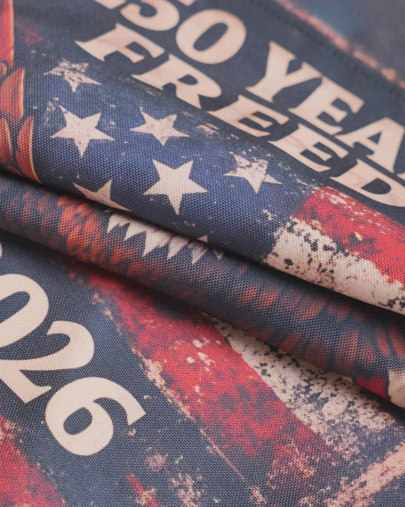 250th America Anniversary Garden Flag, Patriotic 1776-2026 Yard Flag