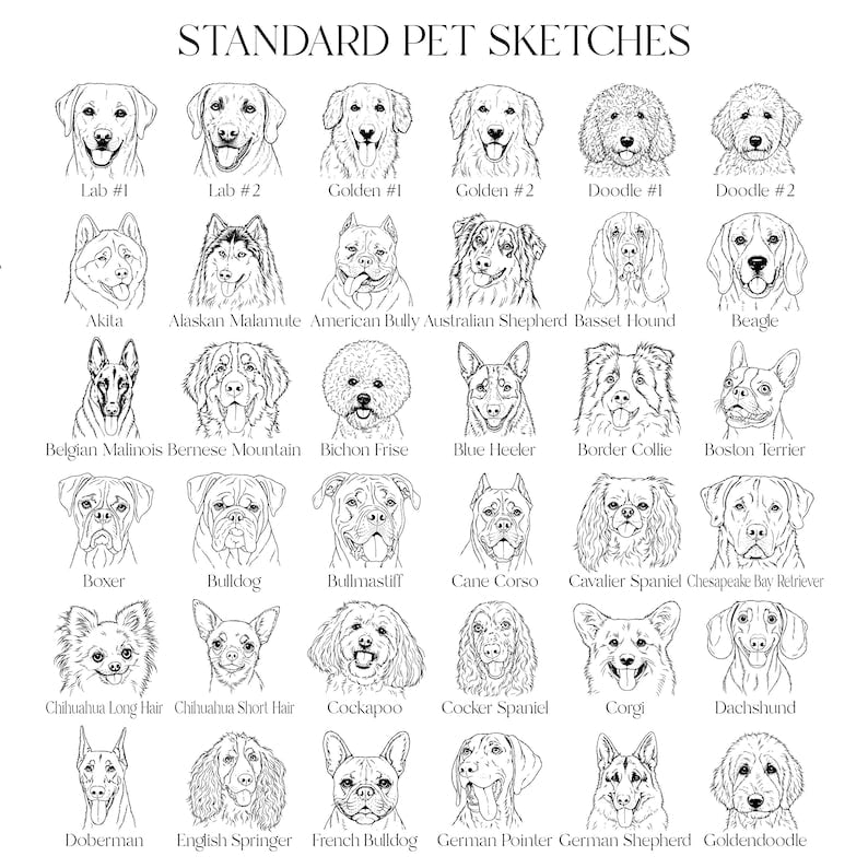 Pet Wedding Napkins with Dog Breed Design, Personalized Foil Cocktail Party Napkins for Weddings