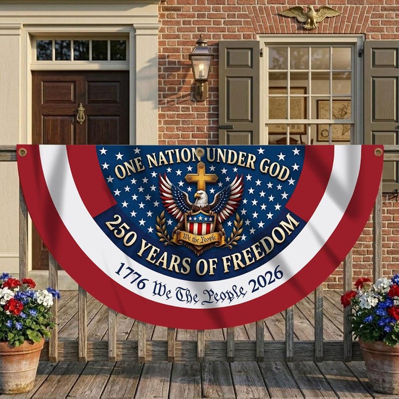 250th Anniversary Banner, We The People Banner, 1776 2026 Banner
