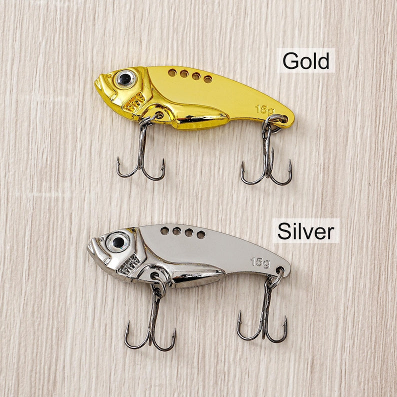 Custom Engraved Name Lure Gift Set with Box, Fishing Gift, Fishing Retirement Gift